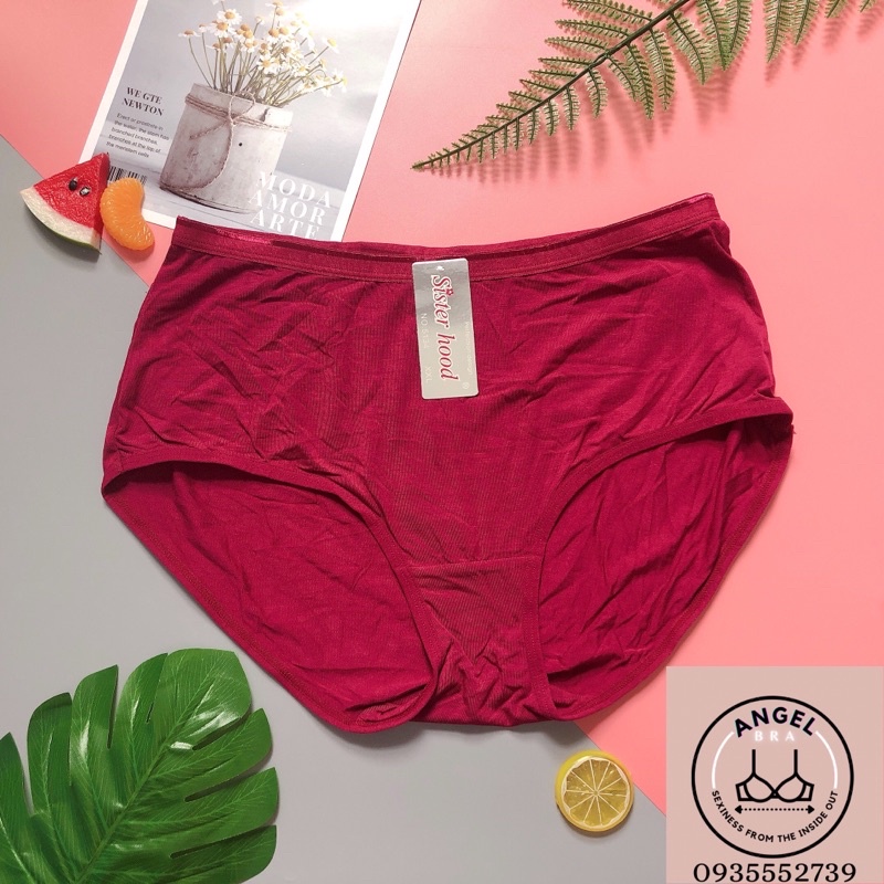 Quần lót nữ basic Sisterhood 5134, chip cotton Thái Lan nhập khẩu vải siêu nhẹ mềm mát