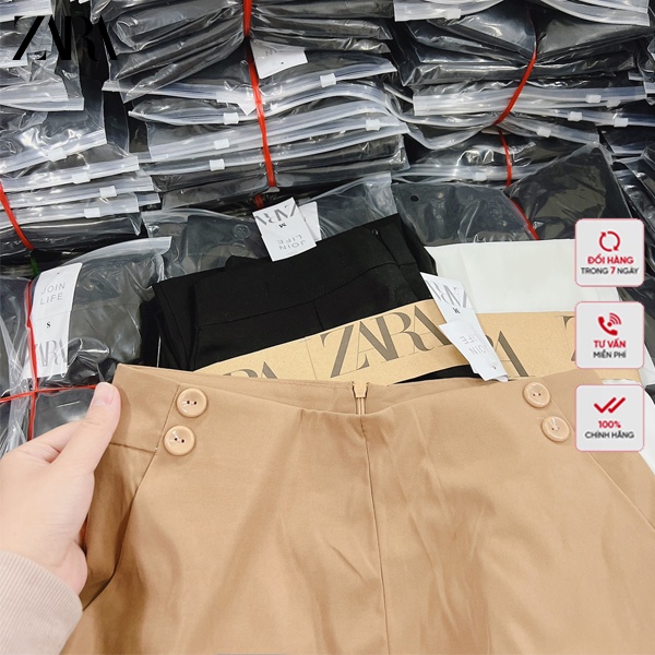 Quần Baggy Vải Zara Hàng Tuồn Xưởng