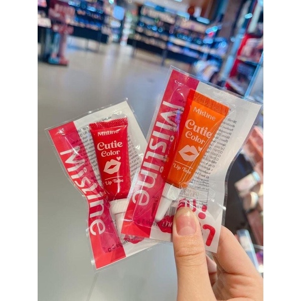 SON KEM MISTINE CUTIE COLOR LIP TUBE MINI THÁI LAN
