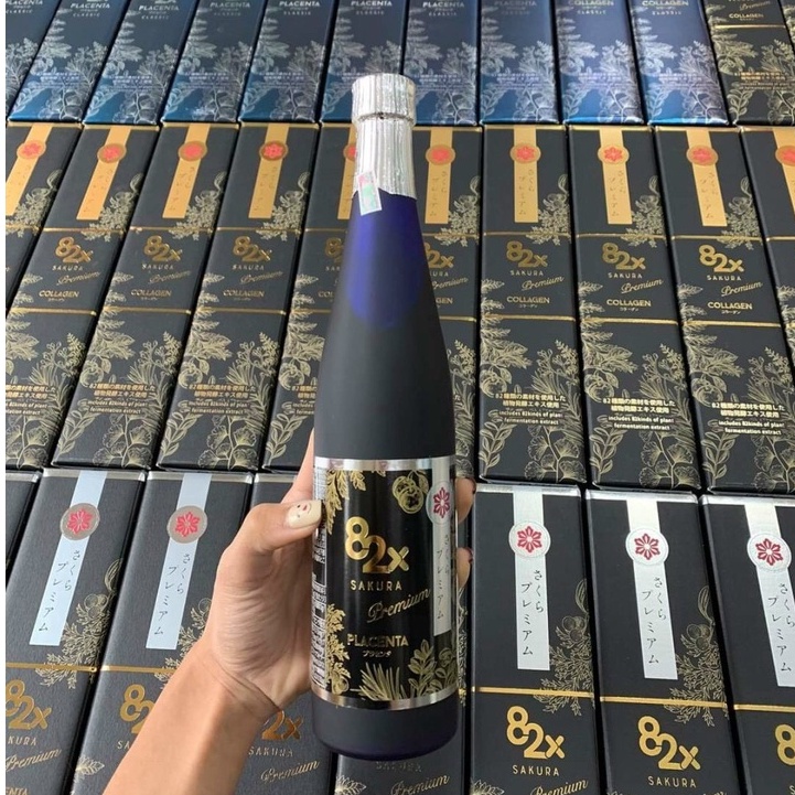Collagen 82X Placenta Sakura Premium 450.000mg Nhật Bản