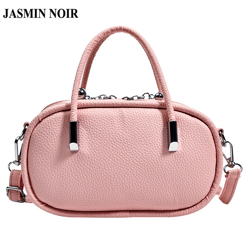 Túi Xách JASMIN NOIR  Da PU Hình Oval Thiết Kế Đơn Giản Cho Nữ