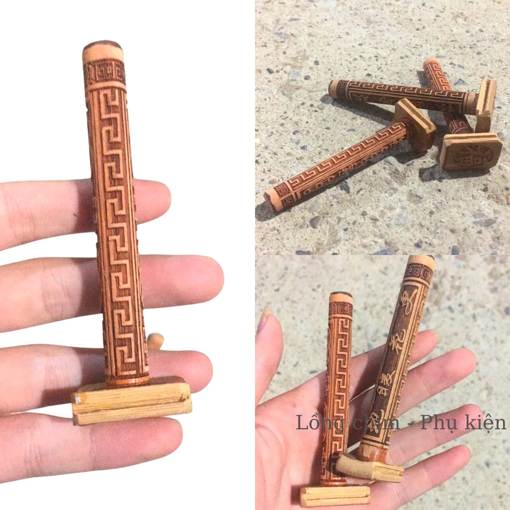 Cầu đứng Minibica cầu phụ cho chim chào mào in laze siêu đẹp PK139