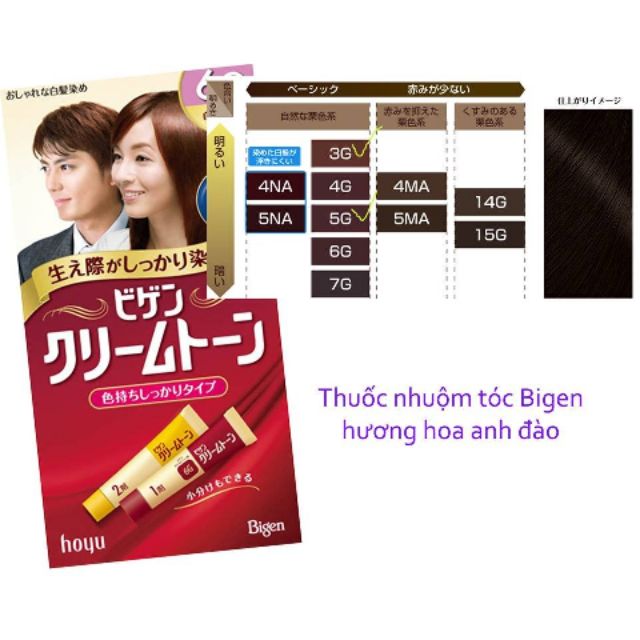 Thuốc nhuộm tóc Bigen Nhật Bản