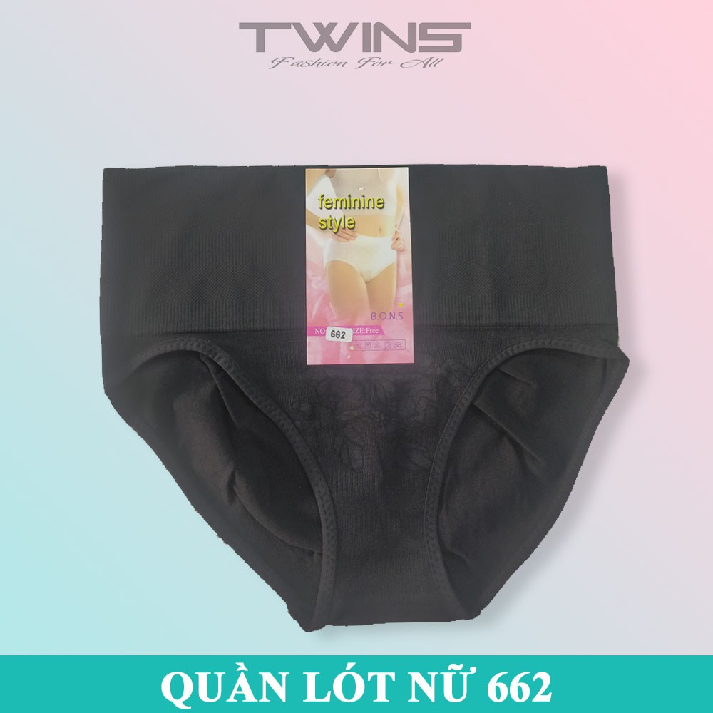 Quần lót nữ body trơn lưng cao ôm bụng nâng mông bản lớn 622