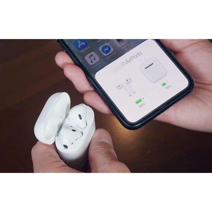Tai nghe Bluetooth AP 2  reb 1:1 cảm biến nhanh nhạy định vị đổi tên chất lượng âm thanh trầm nghe cực phê.