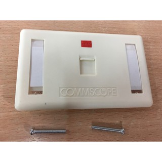 Mặt mạng Wallplate âm tường, mặt oulet 1 cổng amp/commscope