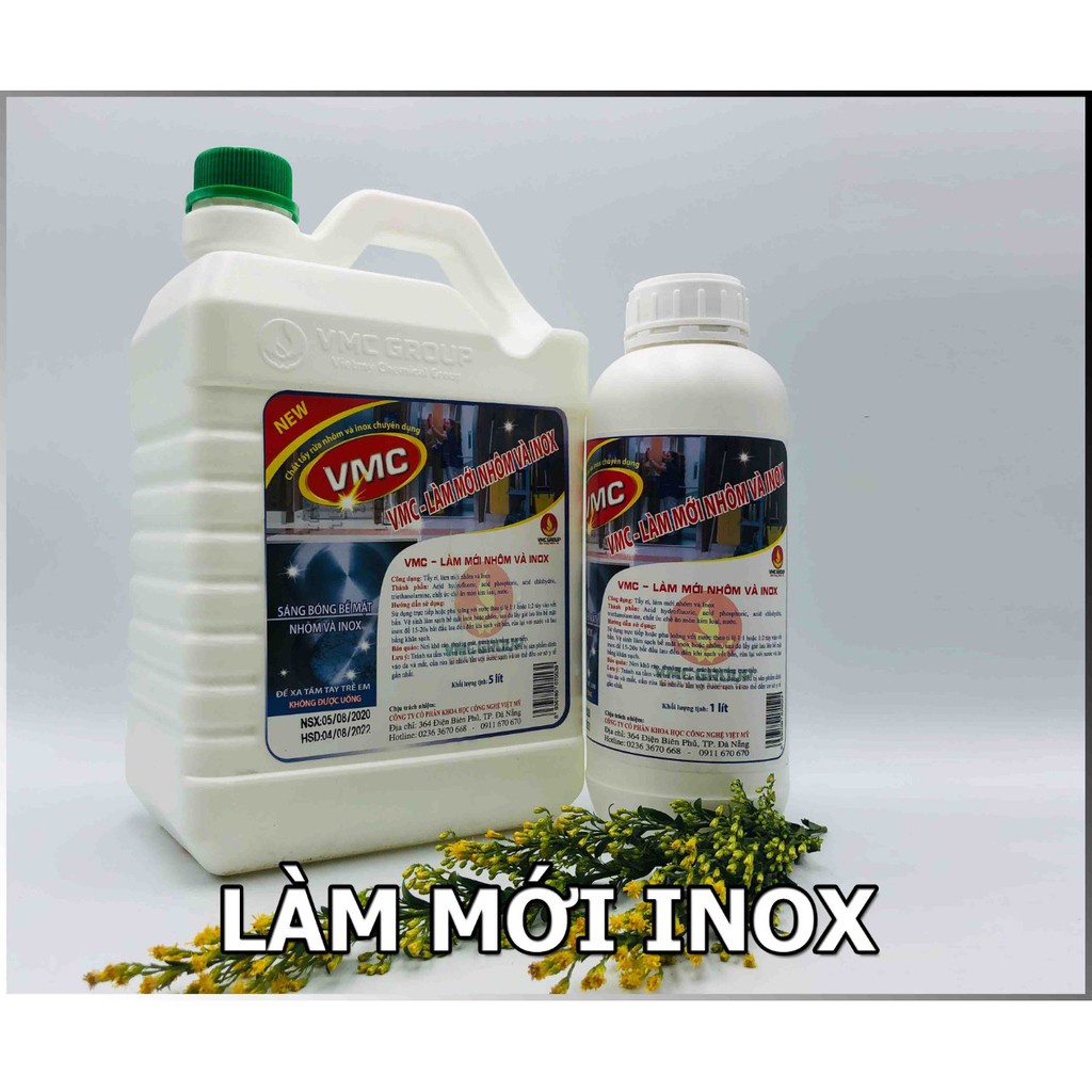 SIÊU TẨY NHÔM VÀ INOX VMC - Loại bỏ mọi vết ố, gỉ