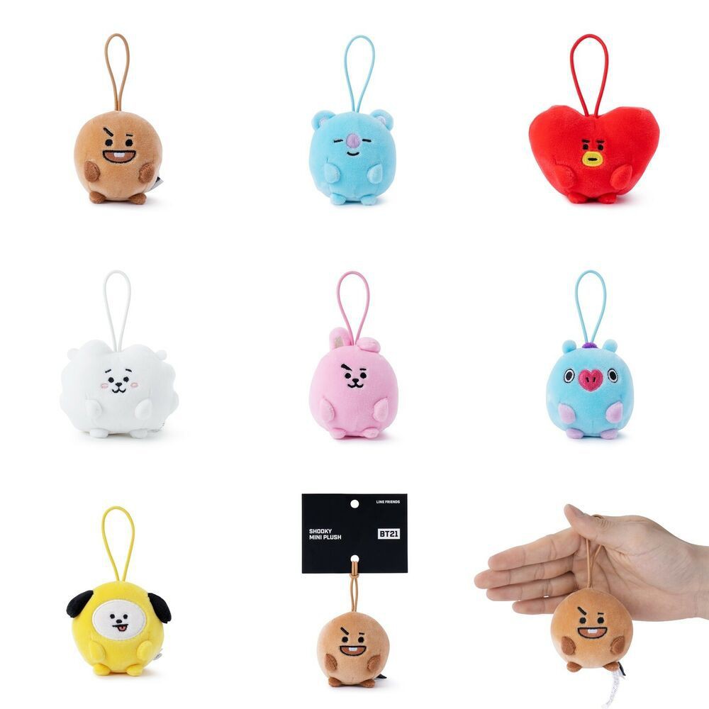 BT21 Mini plus pong pong móc khóa mini plus baby