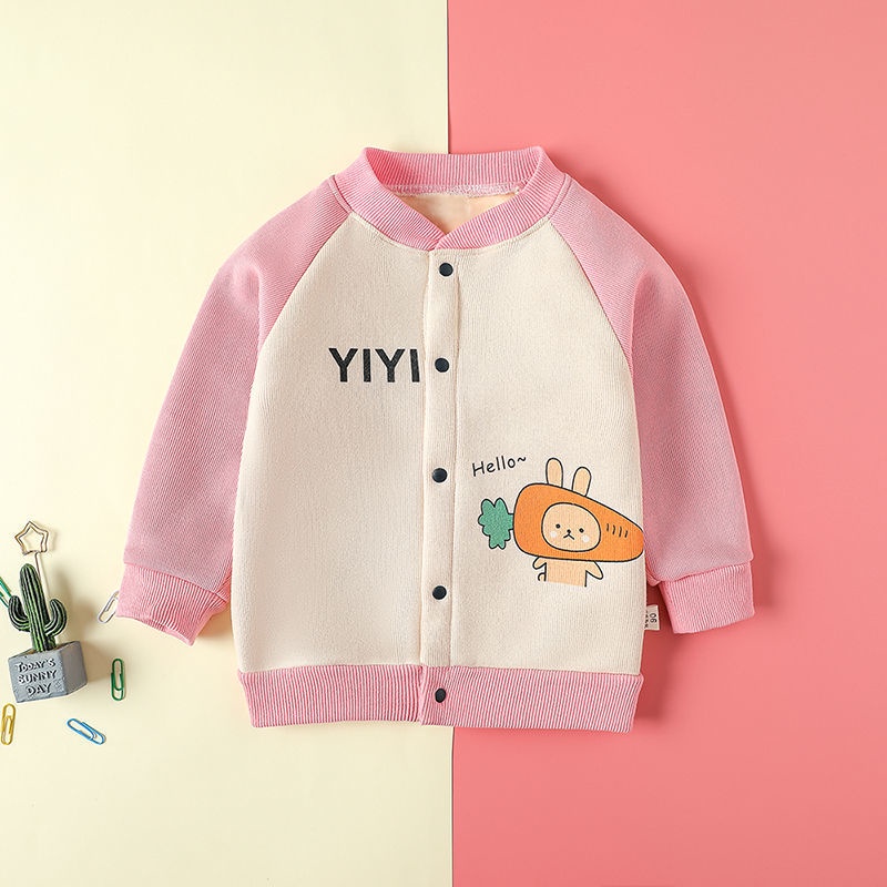 Áo khoác len thu đông cho bé trai và bé gái phong cách Hàn Quốc - A15