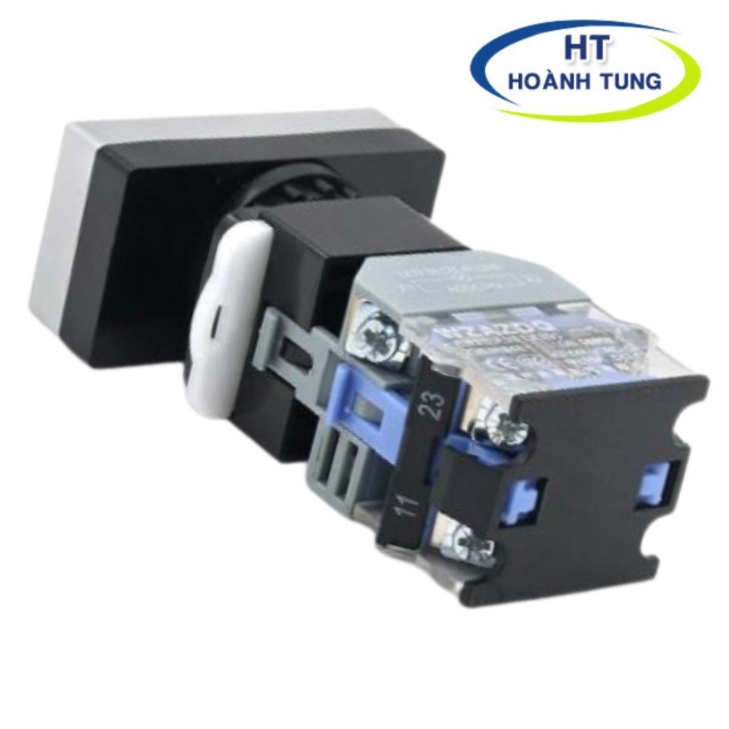 Công tắc nhấn đôi on-off có đèn LA38-11DRG phi 22mm điện áp 24VDC, 220VAC chất lượng tốt