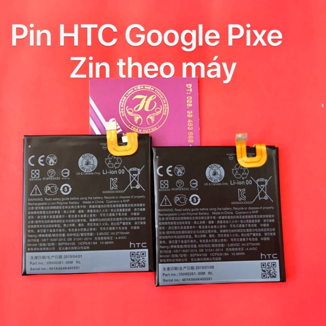 Pin HTC Google pixe kí hiệu : B2PW4100