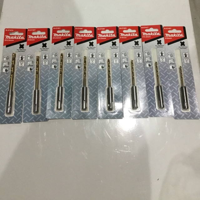 Mũi khoan sắt 3-6.5mmx131mm HSS-TIN Makita chuôi SDS Plus