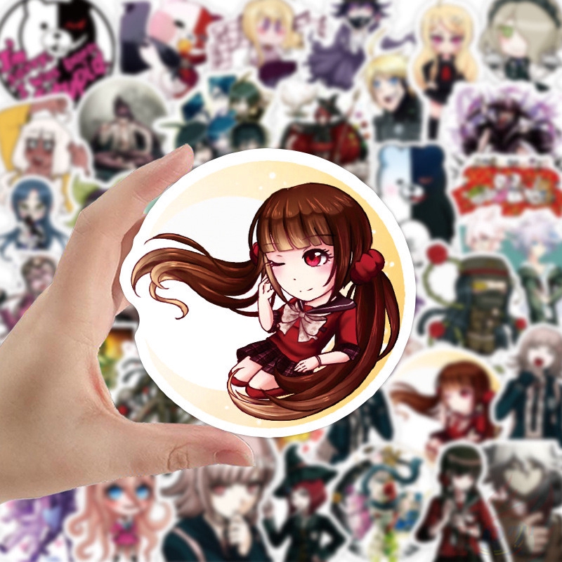 ❉ Dangan Ronpa - Series 01 Anime Games Stickers ❉ 50Pcs/Set Danganronpa Monokuma Waterproof DIY Decals Doodle Stickers