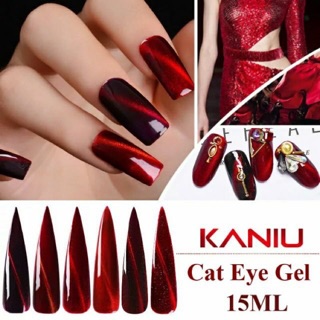 Sơn gel kaniu đỏ mắt mèo