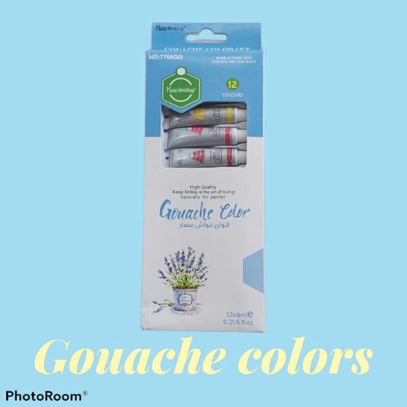 Bộ 12 màu vẽ vải, vẽ kính, oil colors,màu nước, màu acrylic