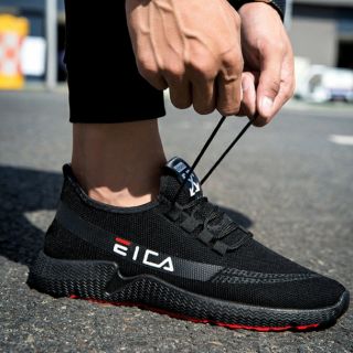 🤗Giày Thể Thao Nam FiLa Đen Full Đen.