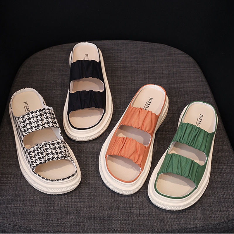Giày Sandal Vải canvas Hở Ngón Thời Trang Cho Nữ