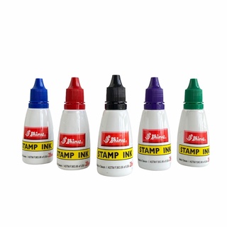 Mực thường đổ con dấu Shiny Chính hãng Xanh/Đỏ/Đen 28ml