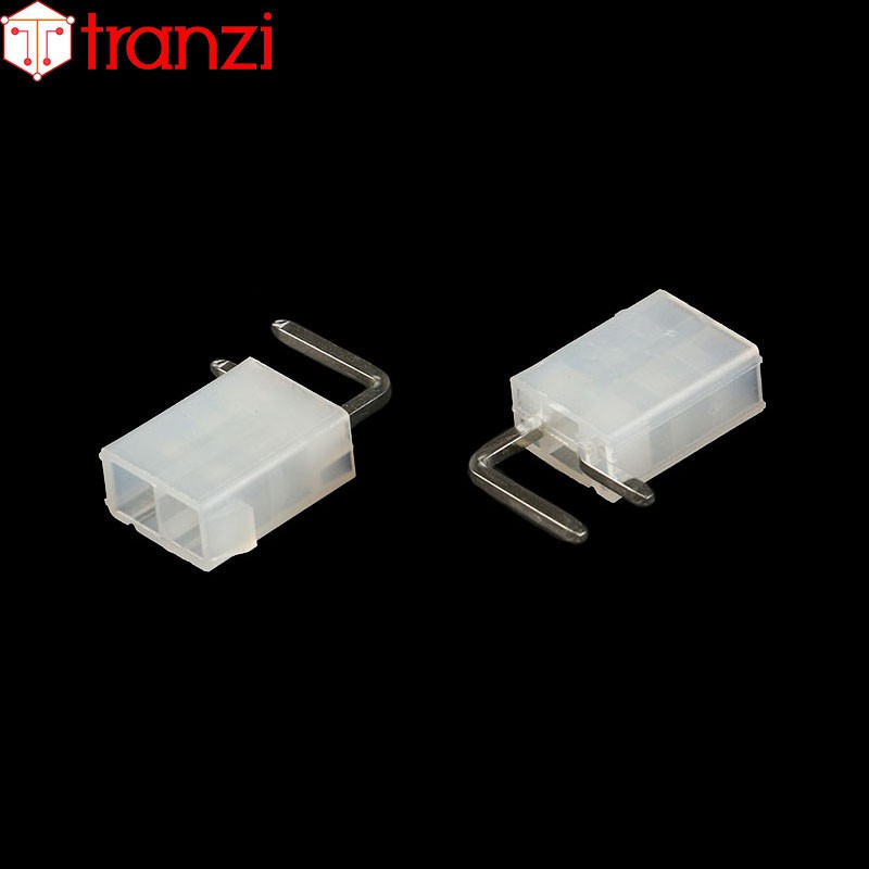 Giắc cắm header 4.2mm 5569 2x1P chân cắm cong trắng - túi 10 cái