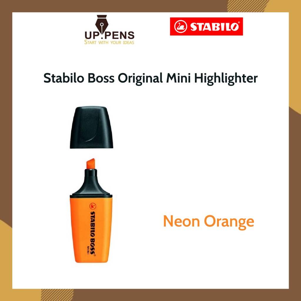 Bút dạ quang Stabilo Boss Original Mini Highlighter - Màu cam dạ quang (Fl. Orange)