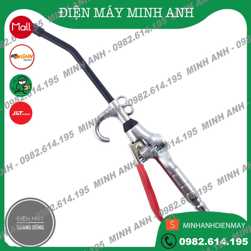 Súng xì khô, xịt hơi thép Chrome không gỉ TAIWAN A-09 187PSI [Hàng Nhập Khẩu Chính Hãng]