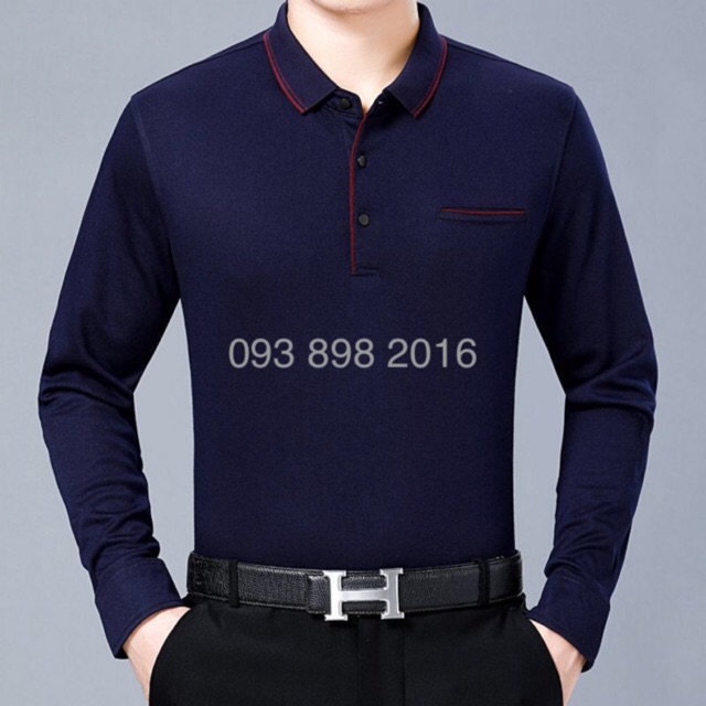 Áo tay dài thu đông Nam trung niên hàng cao cấp