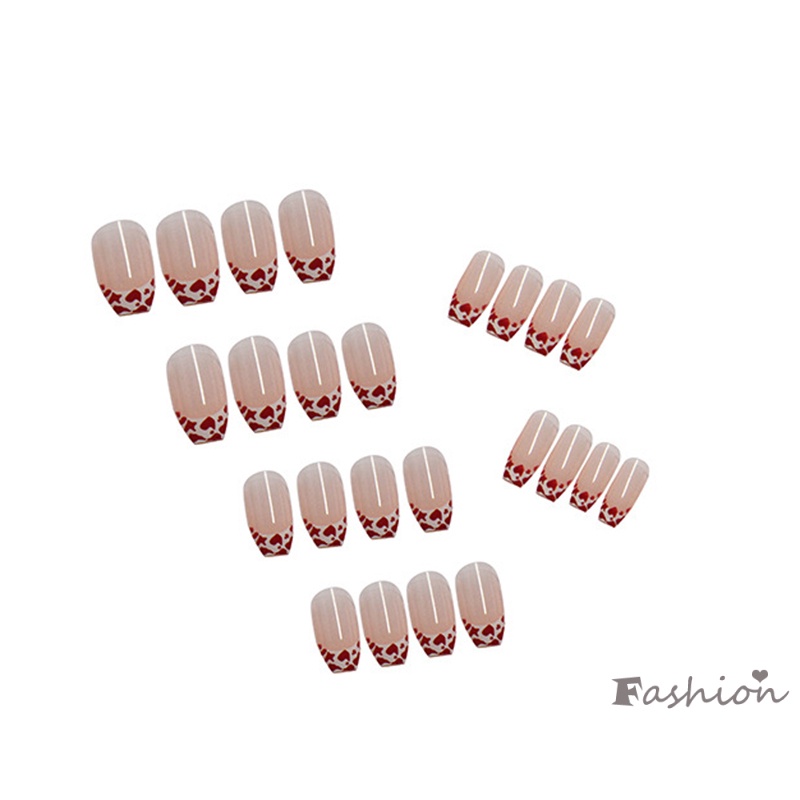 [Hàng mới về] Bộ 24 móng tay giả họa tiết da báo cá tính thời trang trang trí móng tay nghệ thuật