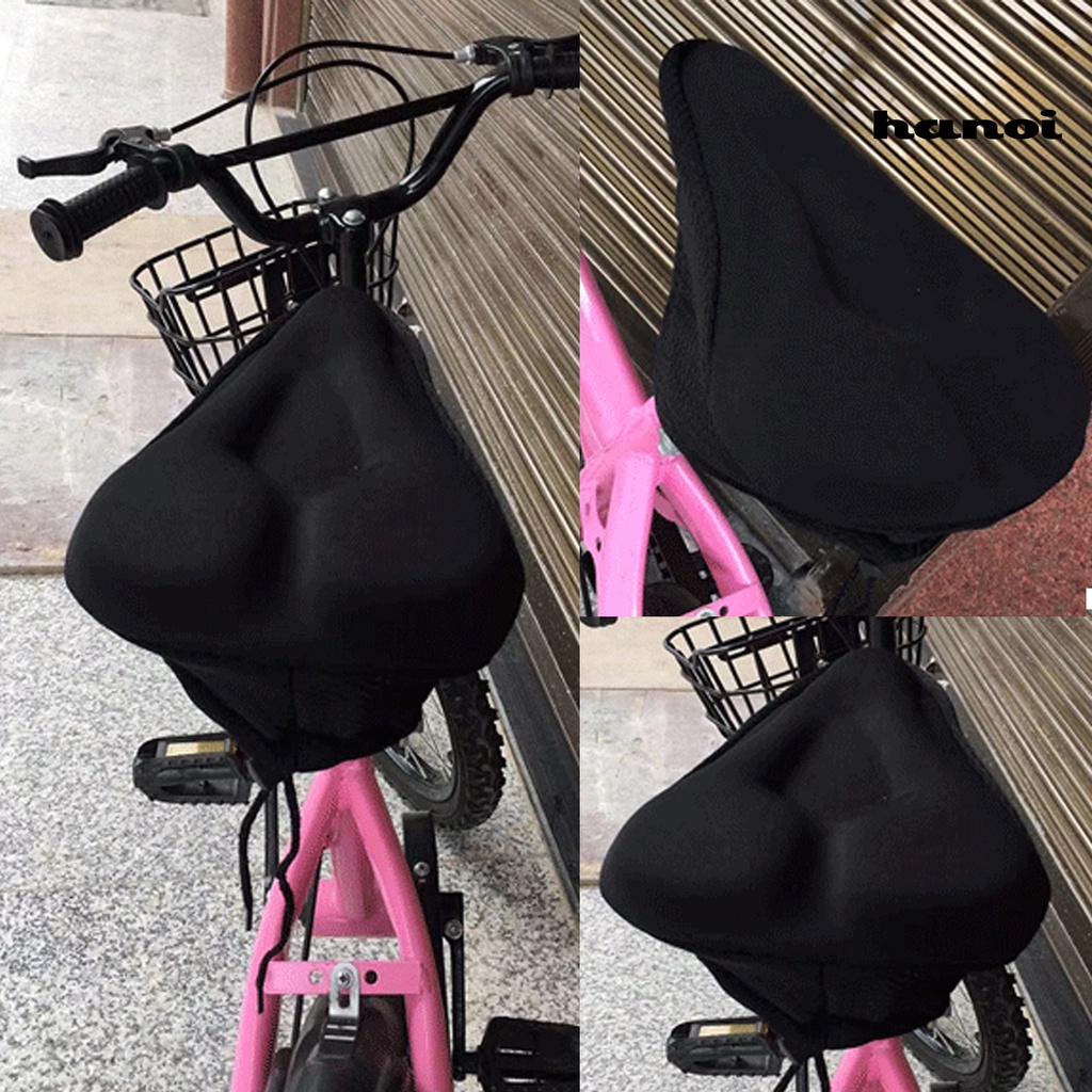 Đệm Lót Yên Xe Đạp Dày Dặn Chống Sốc Có Khóa Cài Đàn Hồi