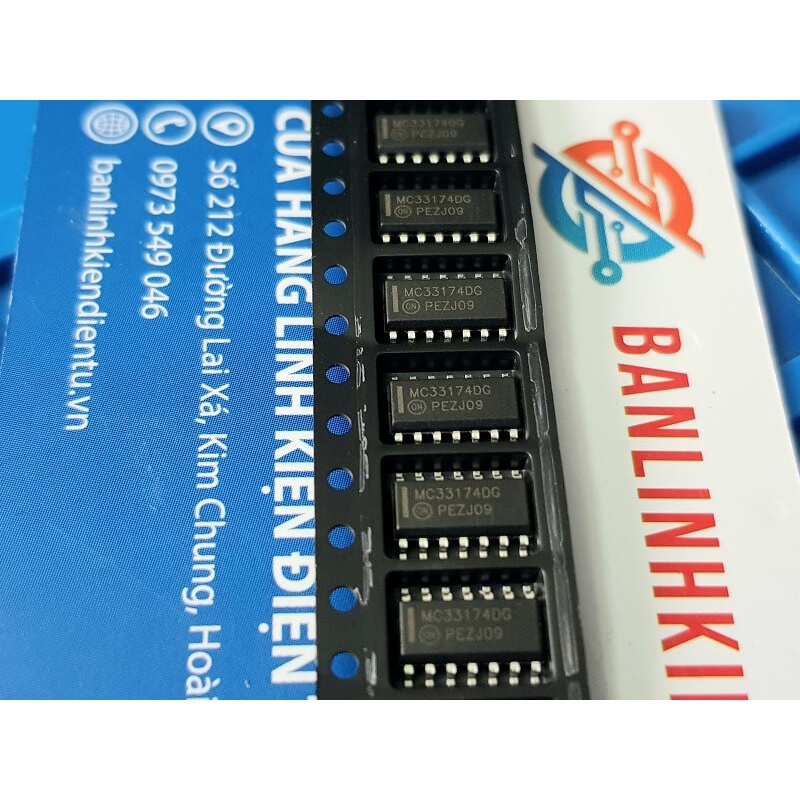 [ Combo 5 chiếc ] 33174 MC33174 MC33174D MC33174DG IC Thuật toán SOP-14