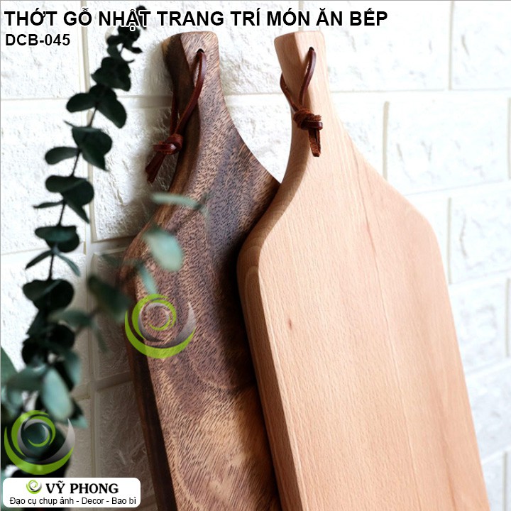 THỚT GỖ PHONG CÁCH NHẬT NGUYÊN KHỐI SANG TRỌNG TRANG TRÍ MÓN ĂN TRANG TRÍ BẾP ĐẠO CỤ CHỤP ẢNH SẢN PHẨM INS DCB-45