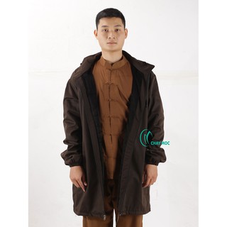 Áo khoác tu sĩ, Phật tử nam (Nâu)