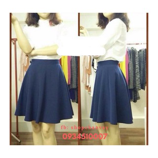 BìgSale Chân váy xòe tím than: Hàng tke