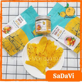 XOÀI CAY SẤY DẺO thơm ngon chua ngọt cay nhẹ ít đường SaDaVi - đồ ăn vặt Việt Nam healthy - Túi Zip 100g