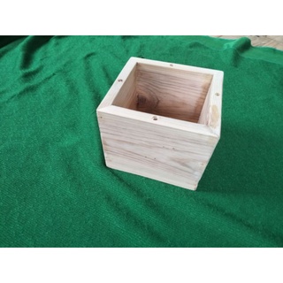 Chậu gỗ vuông 12cm