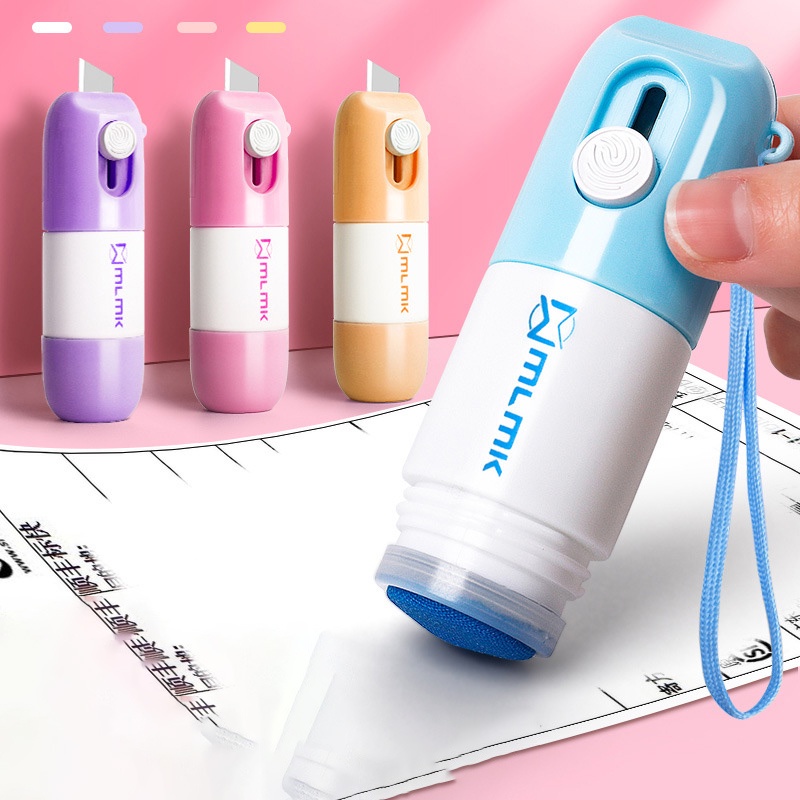 Con Lăn Giấy Nhiệt Bảo Vệ Riêng Tư Kèm Dao Cắt Tiện Dụng