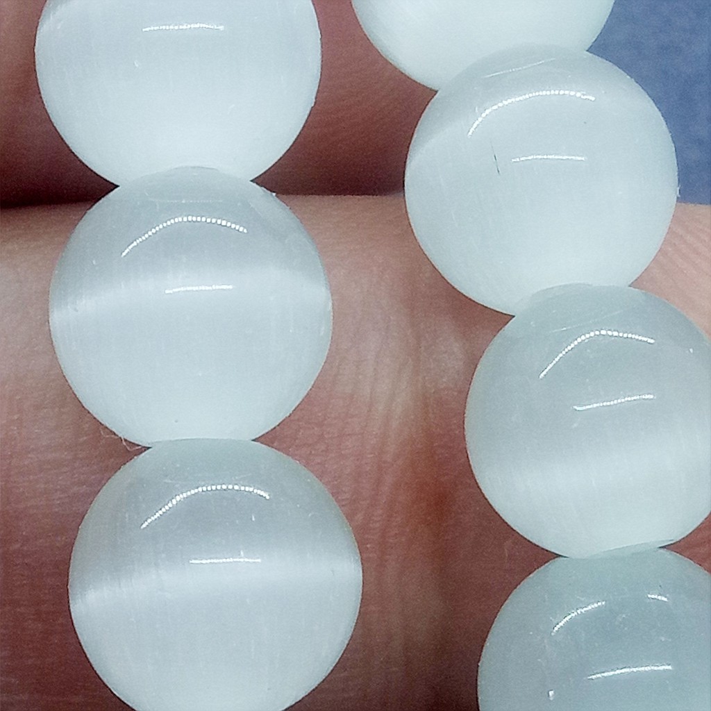 Vòng Tay May Mắn Hình Mắt Mèo 6-12mm