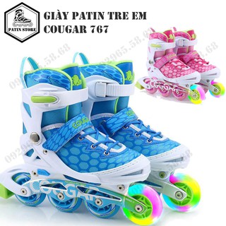 Giày trượt patin trẻ em, Giày trượt patin Cougar 767 cao cấp giá tốt