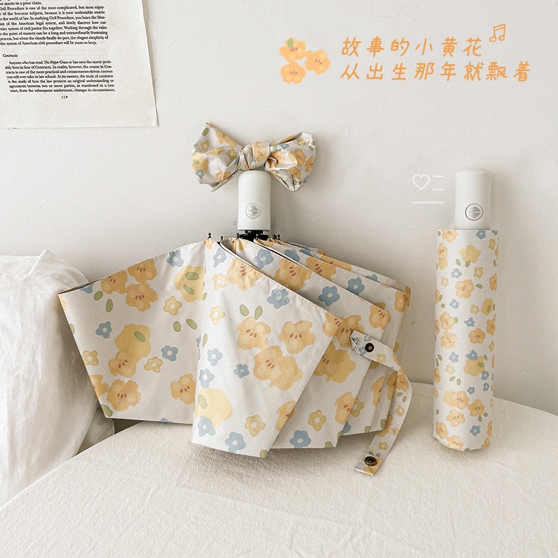 Dù Che Nắng Tự Động Chống Tia UV Mini Bằng Vinyl Parasol