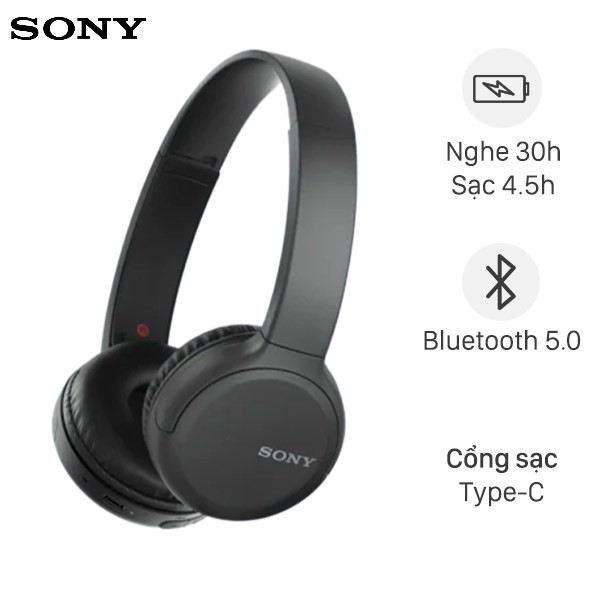 [Mã SKAMPUSHA7 giảm 8% đơn 250k]Tai nghe Bluetooth Sony WH-CH510 - Bảo Hành 12 Tháng Toàn Quốc