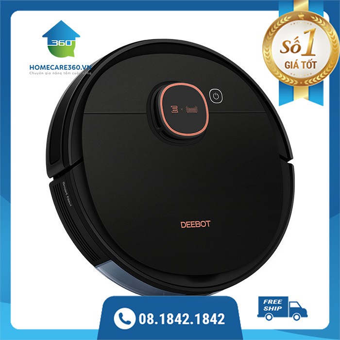 Robot hút bụi lau nhà Ecovacs Deebot T5 Max DX65 Mới 100%