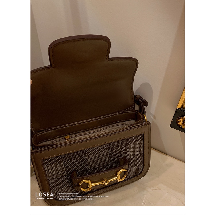 ORDER TÚI YÊN NGỰA KẺ SỌC LOSEA NỘI ĐỊA TRUNG FULL TAG + TÚI VẢI