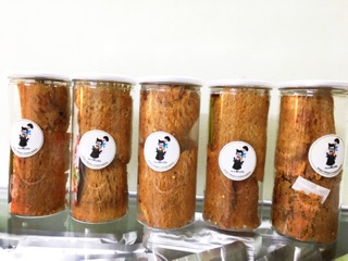 Hũ pet mực cán tẩm gia vị ( loại 1- 250gram)