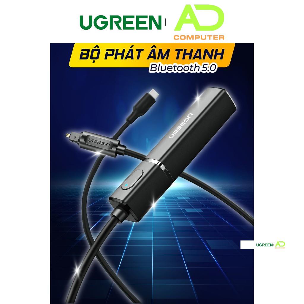 Thiết bị phát âm thanh UGREEN 50213 từ cổng optical quang sang Bluetooth 5.0 - Hỗ trợ aptX / A2DP / Phạm vi 10m