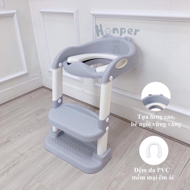 Thang Bô Gấp Gọn Có Tay Vịn CAYABE HONPER Cao Cấp Cho Bé