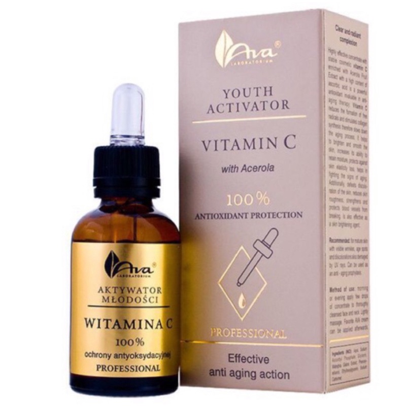 Serum trắng da AVA VITAMIN C hàng chuẩn Balan