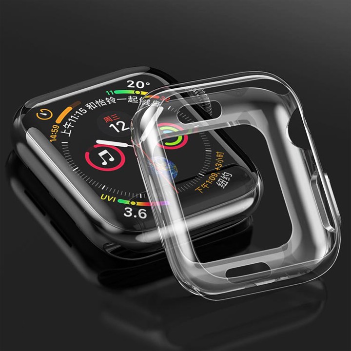 Ốp silicon bảo vệ đồng hồ apple watch iWatch series 6/5/4/3/2/1 – 38mm 40mm 42mm 44mm chống va đập, trầy xước viền