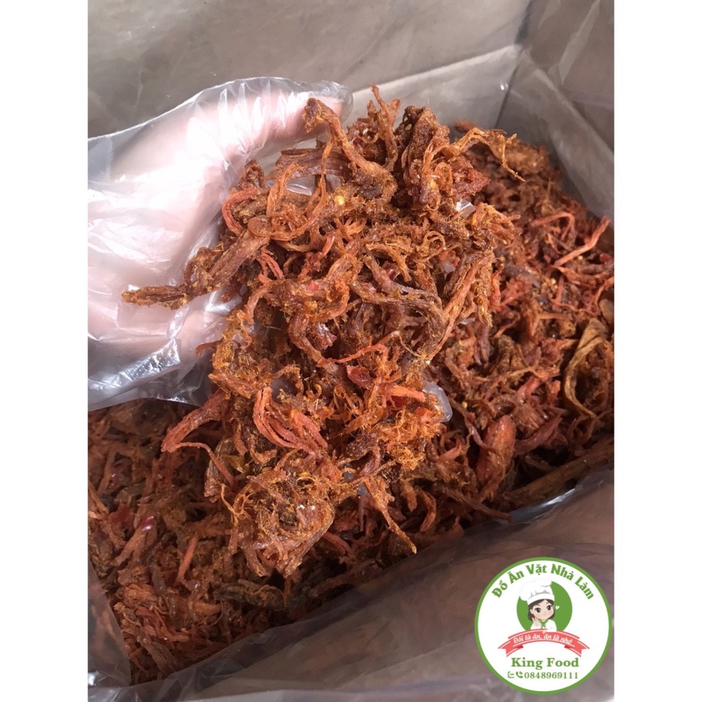 Bò khô xé sợi dài (bò thật) loại ngon, hũ pet 500g | KingFood - Thế Giới Đồ Ăn Vặt - Đồ Ăn Vặt Hà Nội