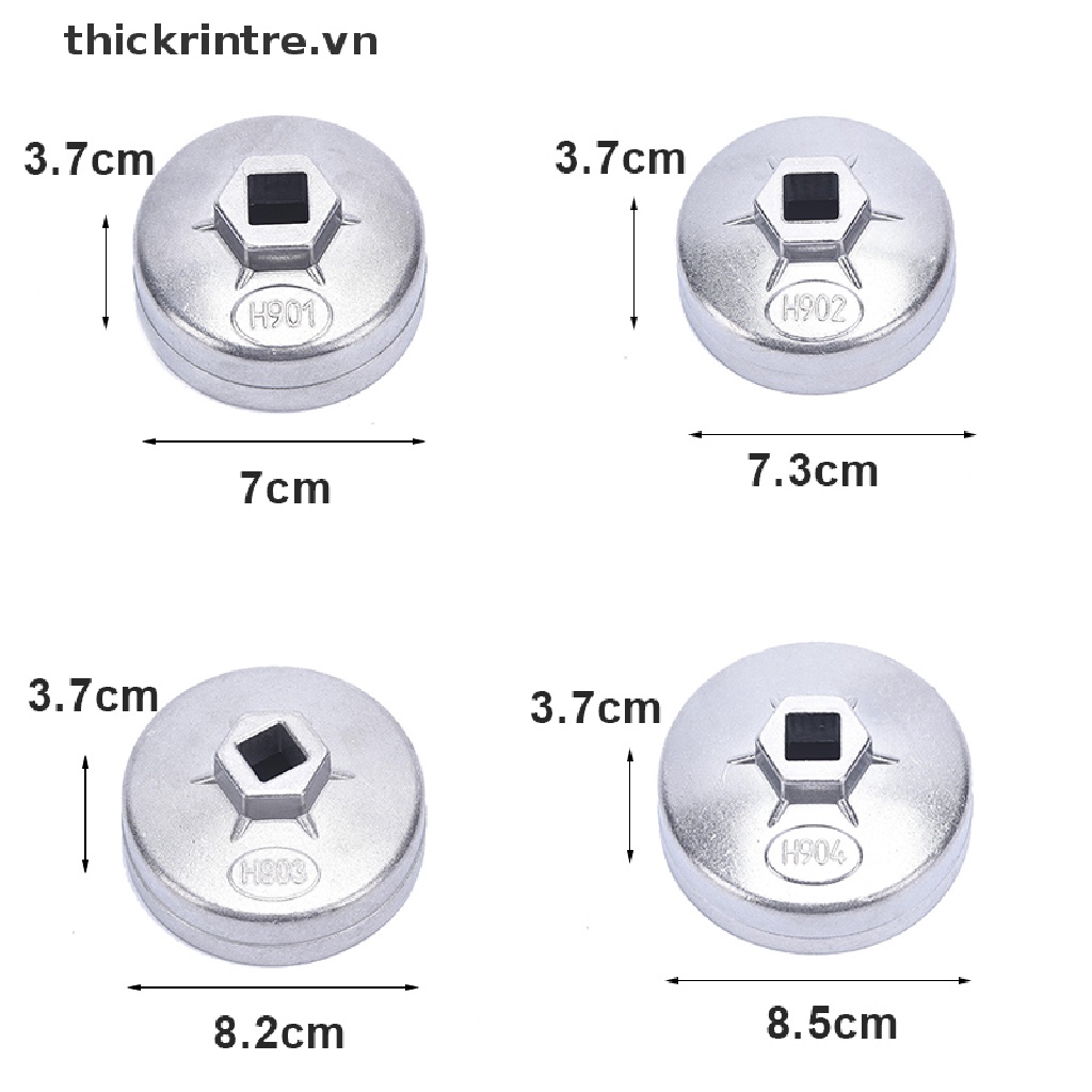 1 Dụng Cụ Tháo Nắp Lọc Dầu Bằng Nhôm Chuyên Dụng Cho Xe Hơi