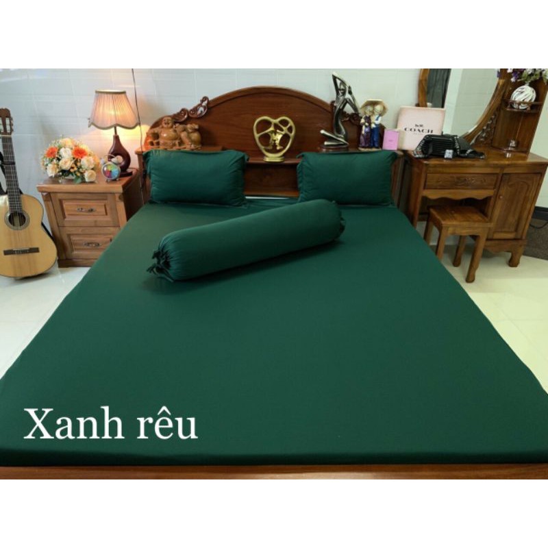 M6.M8 - BỘ 4 DRAP GA THUN LẠNH HÀN  TỒNG TRẦM MỀM MƯỚT MÁT LẠNH