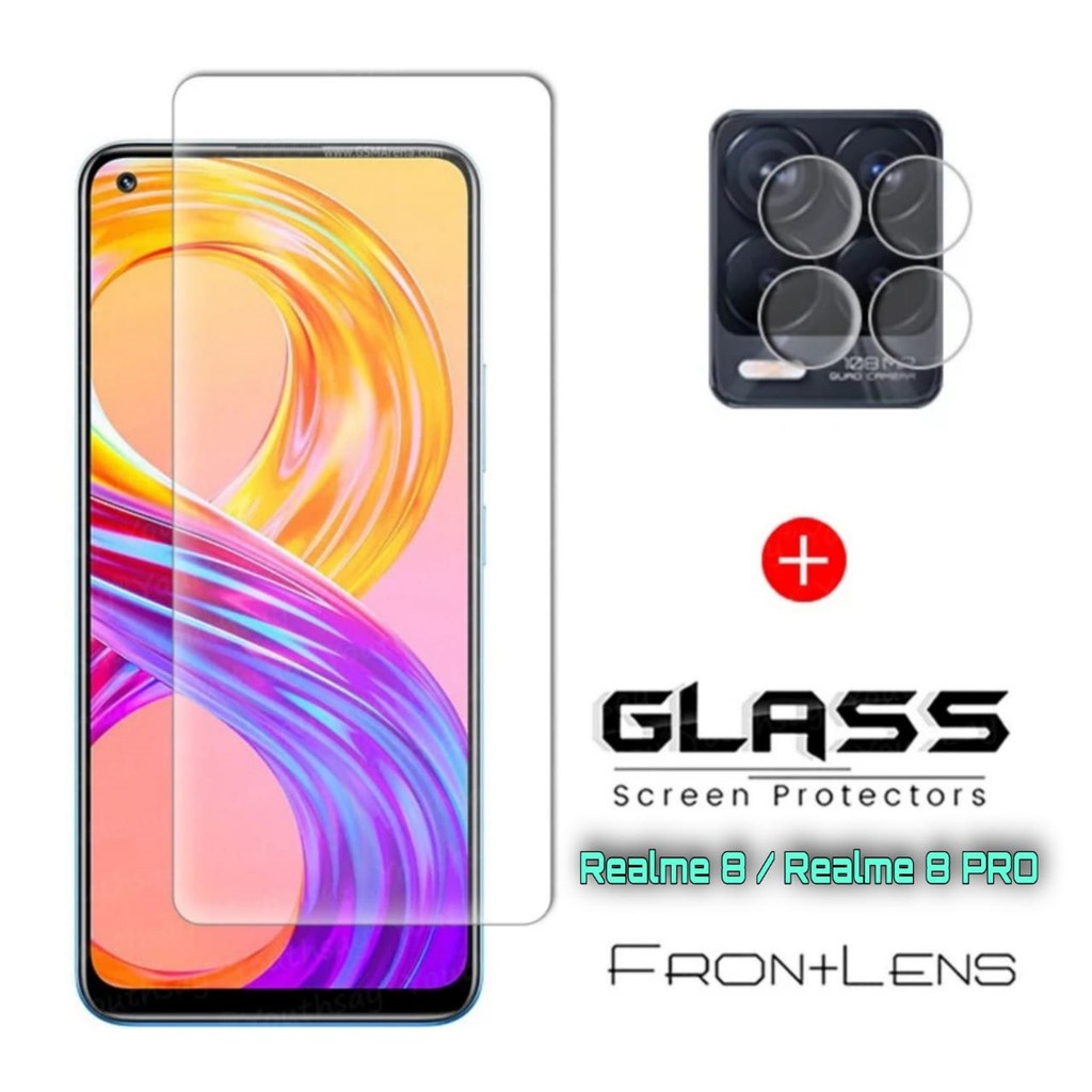 Kính cường lực Realme 2 Pro 5 Pro 3 Pro 6 Pro 5i 5s 6s 6i 7i 7 Pro 8 Pro Trong suốt không full màn hình [THT]